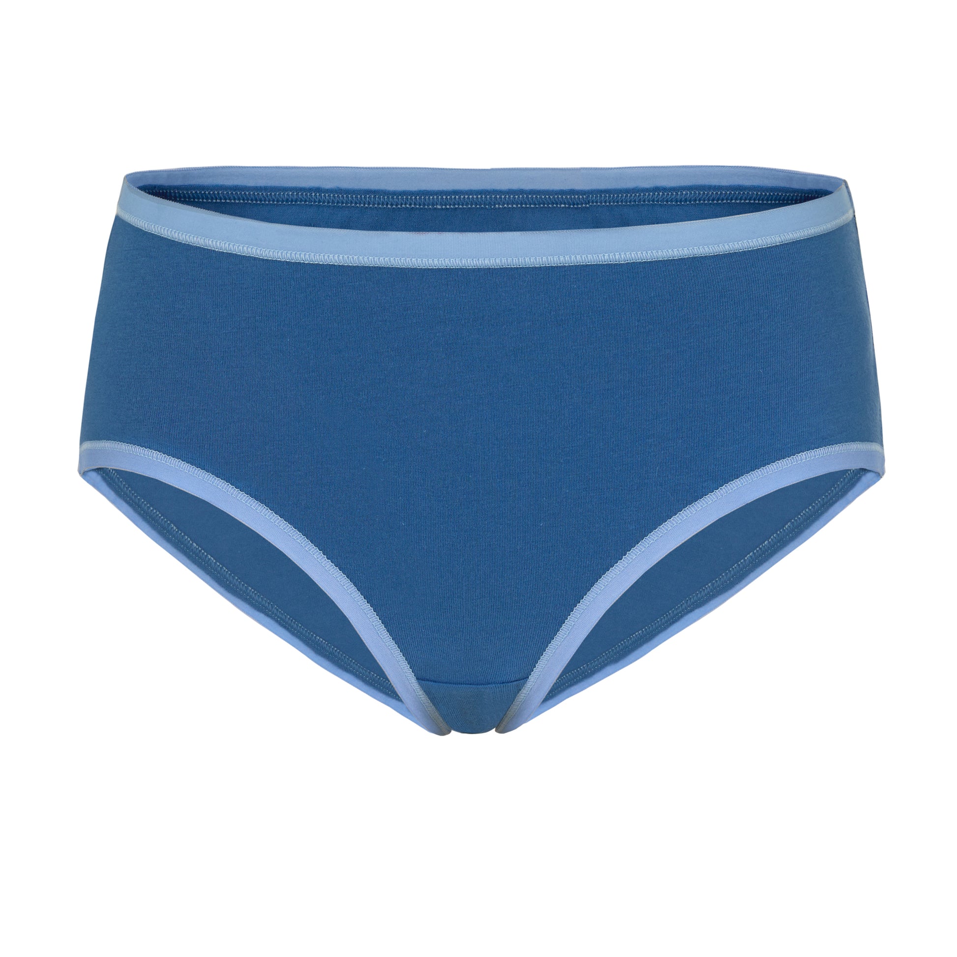 Sugar Stripe Pack;@A Girls Cotton Brief Underwear 6-Pack in Sugar Stripe Pack
