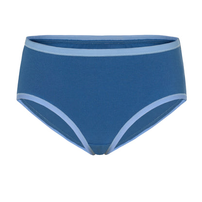 Sugar Stripe Pack;@A Girls Cotton Brief Underwear 6-Pack in Sugar Stripe Pack
