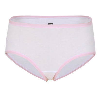 Sugar Stripe Pack;@A Girls Cotton Brief Underwear 6-Pack in Sugar Stripe Pack
