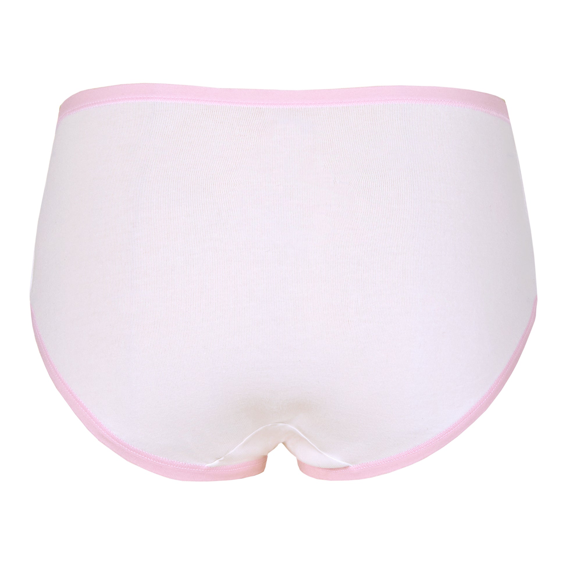 Sugar Stripe Pack;@A Girls Cotton Brief Underwear 6-Pack in Sugar Stripe Pack
