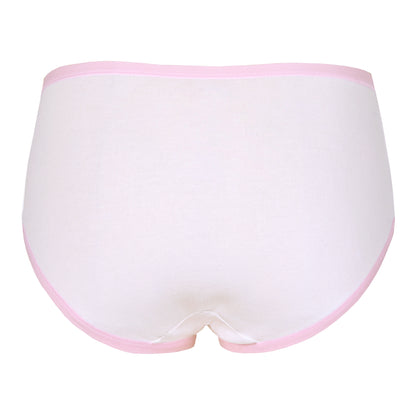 Sugar Stripe Pack;@A Girls Cotton Brief Underwear 6-Pack in Sugar Stripe Pack

