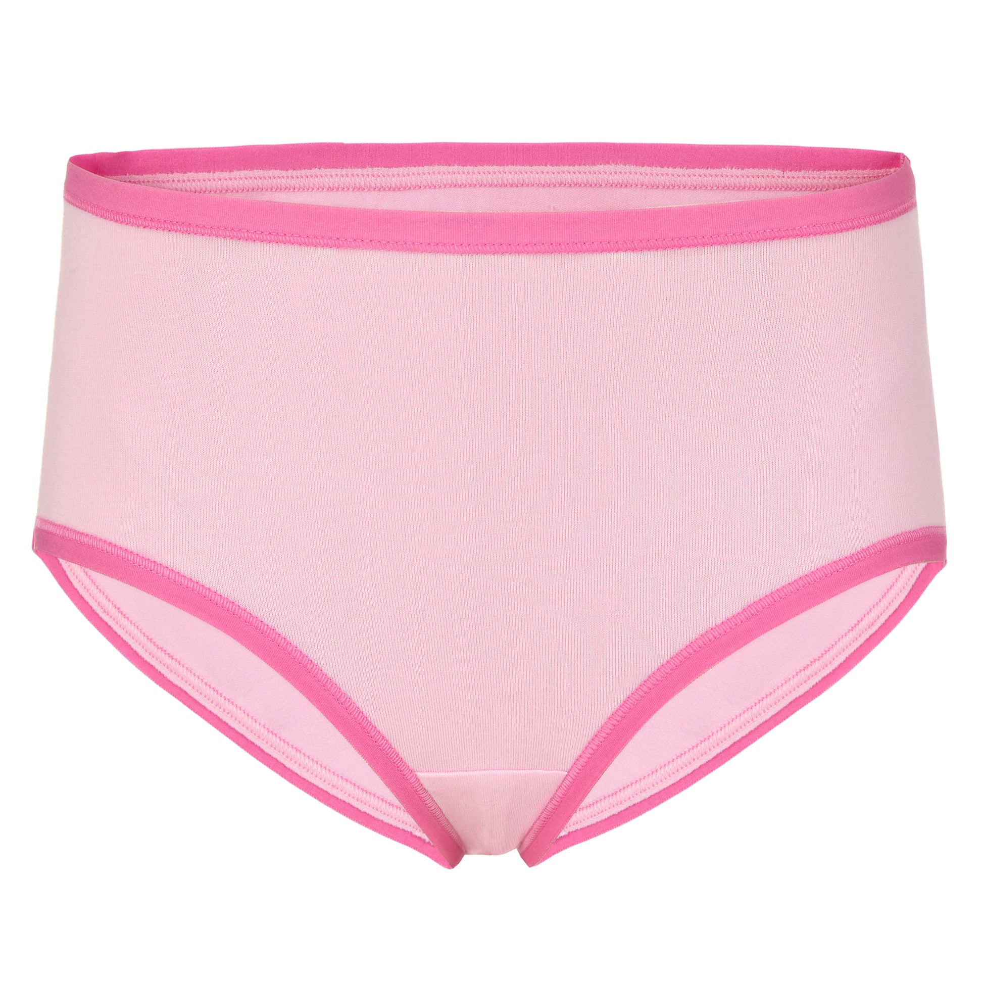 Sugar Stripe Pack;@A Girls Cotton Brief Underwear 6-Pack in Sugar Stripe Pack
