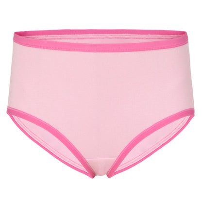 Sugar Stripe Pack;@A Girls Cotton Brief Underwear 6-Pack in Sugar Stripe Pack

