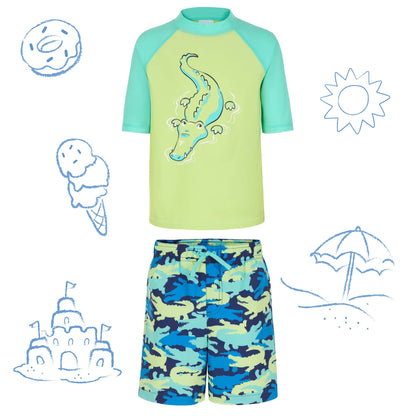 Boys' Short Sleeve Rashguard Set