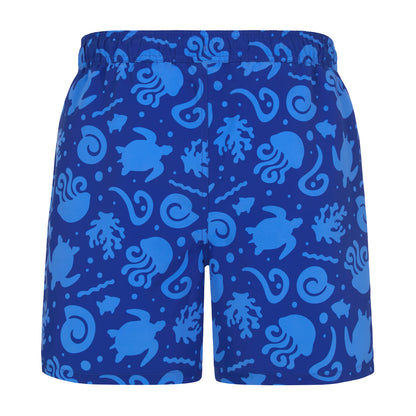 Deep Dive Navy;@A Men's Swim Trunk in Deep Dive Navy
