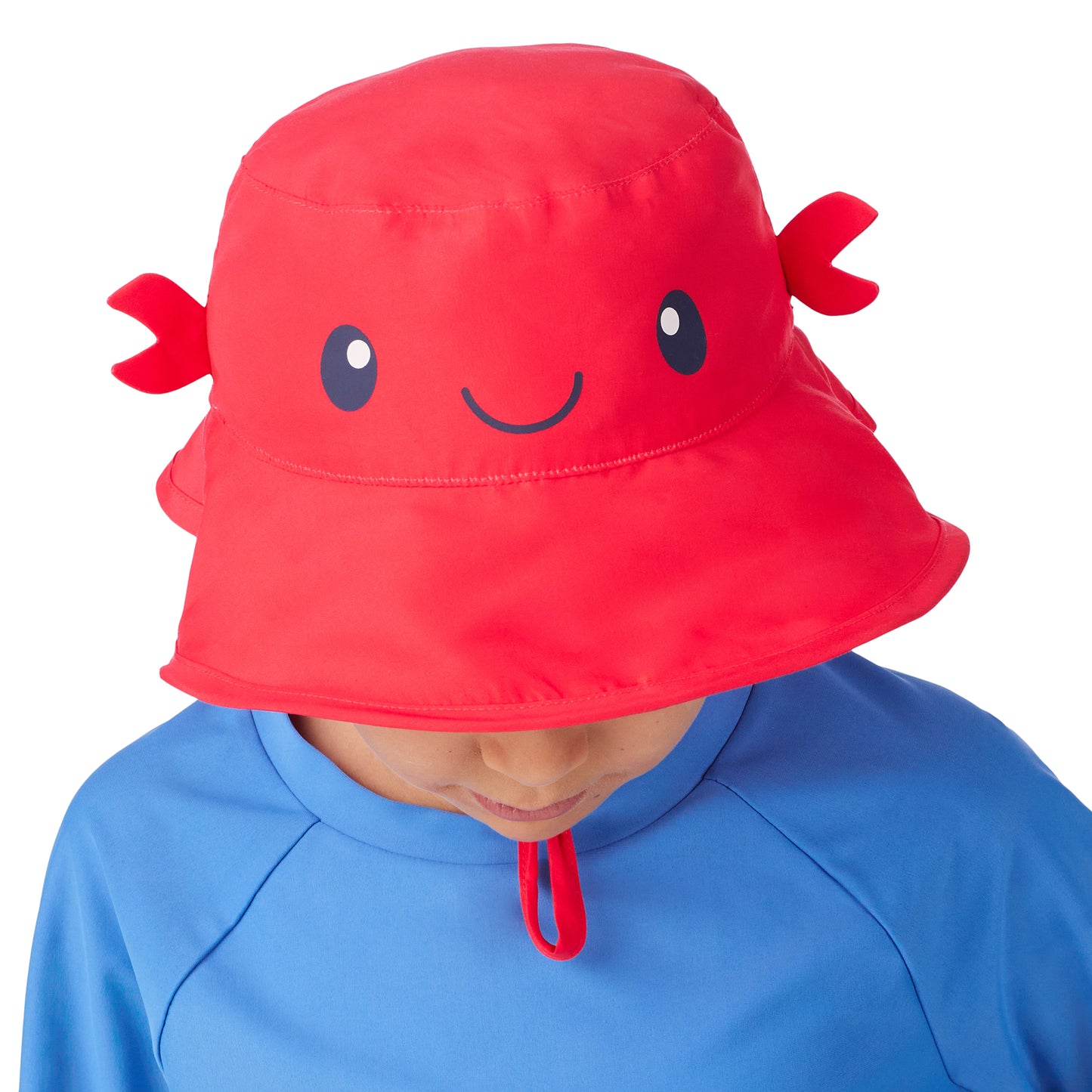 Claude The Crab;@A boy wearing UPF 50 Sun Hat in Claude the Crab
