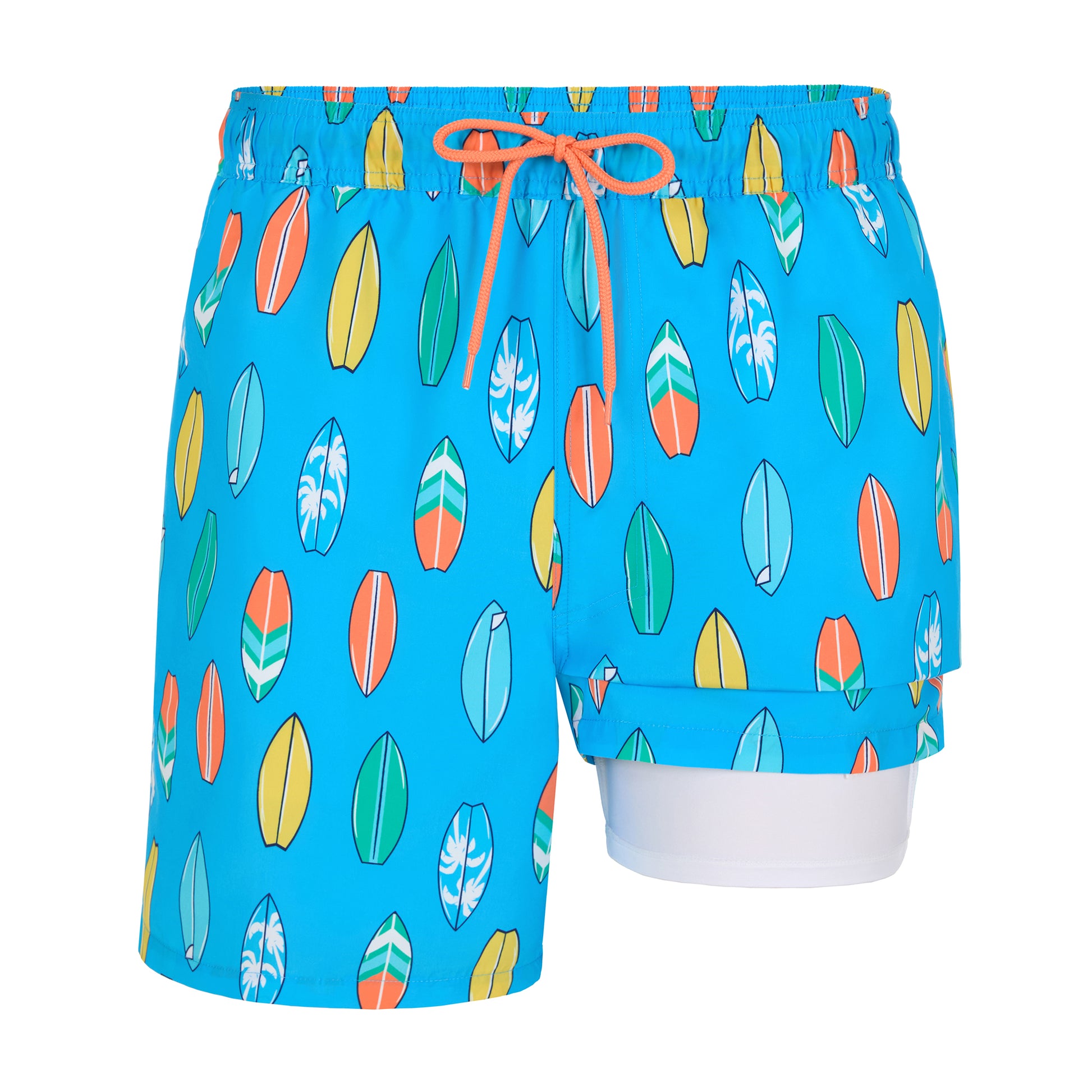 Beach Rider Blue;@A Men's Swim Trunk in Beach Rider Blue
