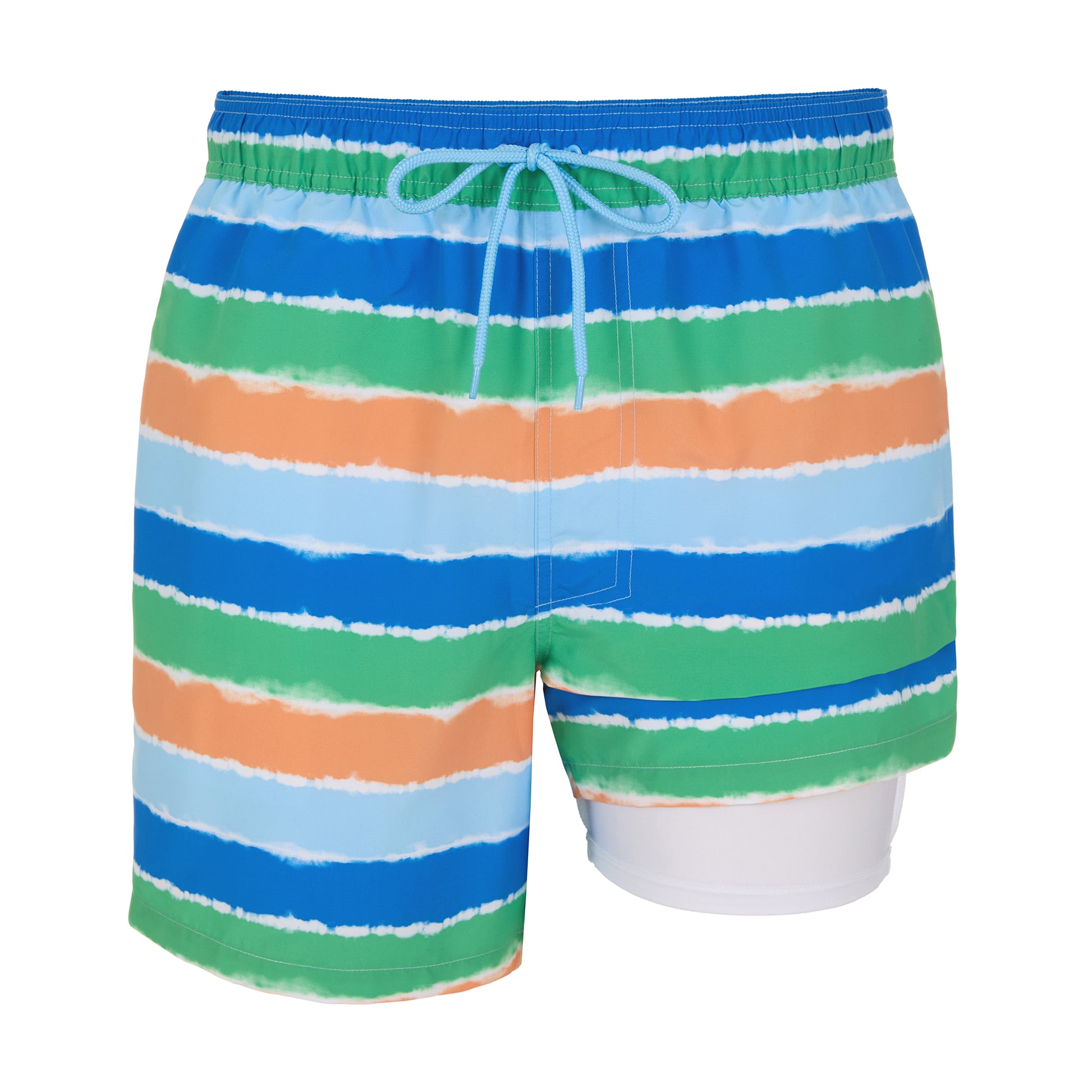 Ride the Wild Stripe;@A Men's Swim Trunk in Ride the Wild Stripe
