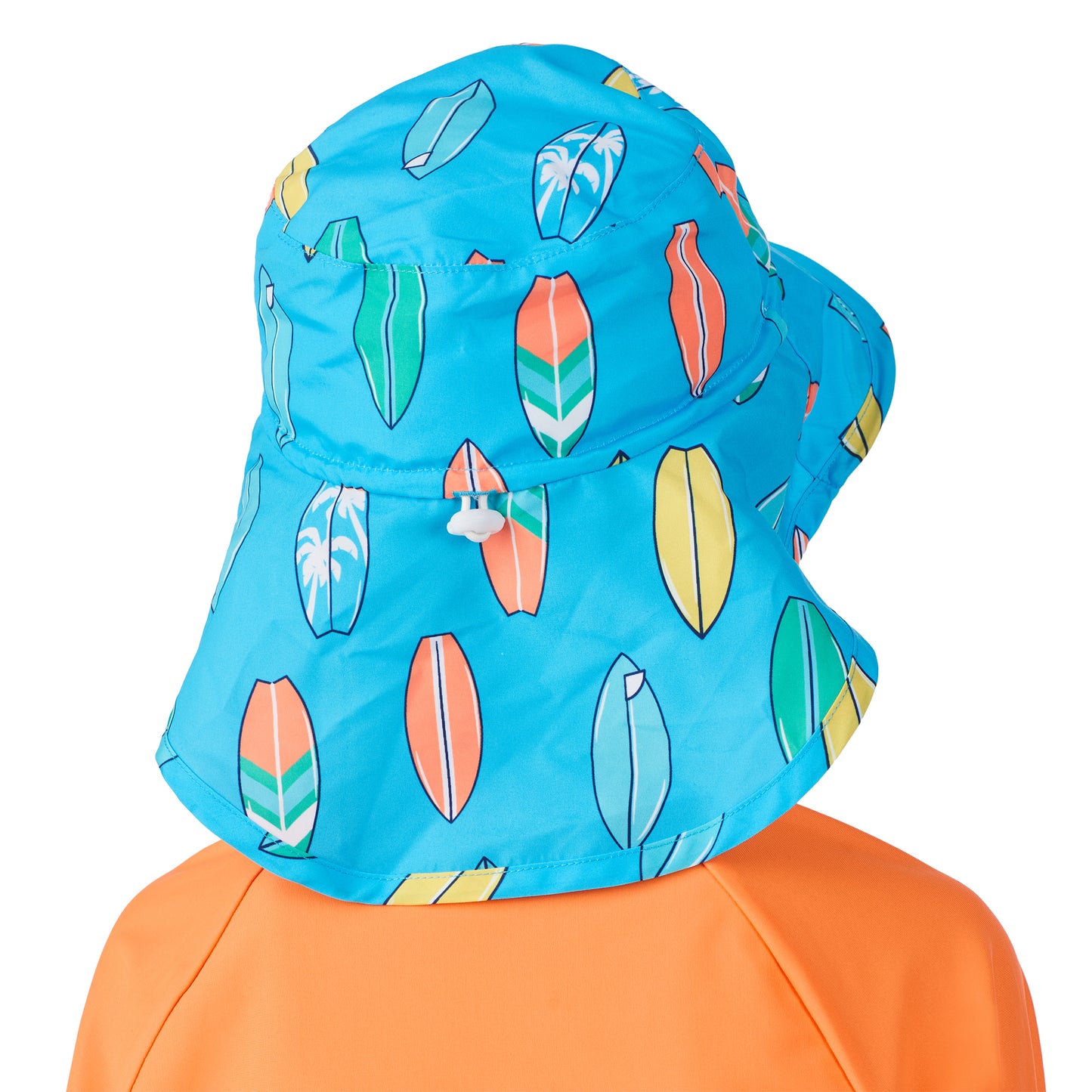 Beach Rider Blue;@A boy wearing Upf 50 Sun Hat