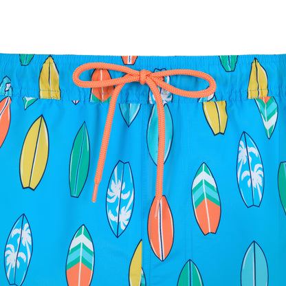 Beach Rider Blue;@A Men's Swim Trunk in Beach Rider Blue
