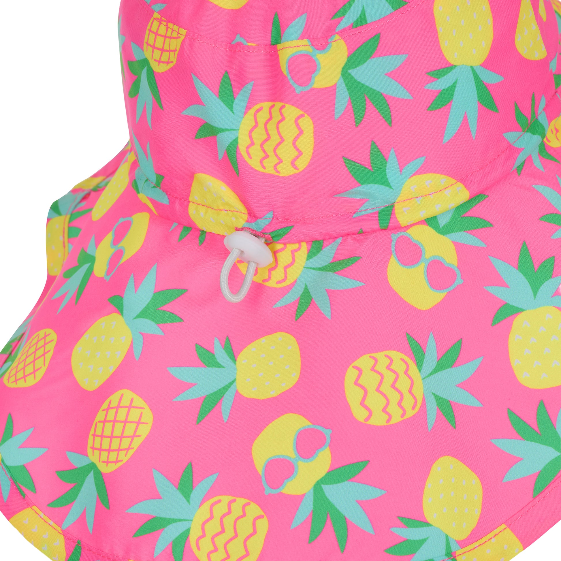 Pineapple Popstars Aqua;@An UPF 50 Sun Hat in Pineapple Popstars Aqua
