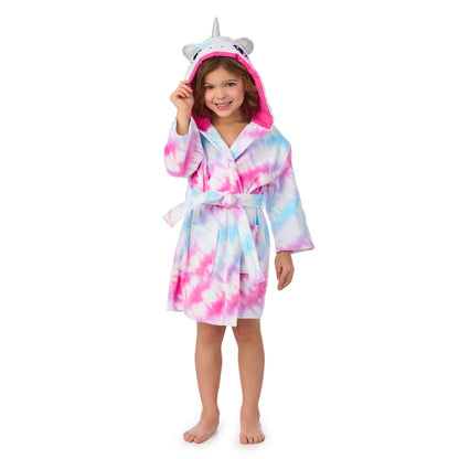 Girls 3D Character Hood Cotton Terry Cover Up