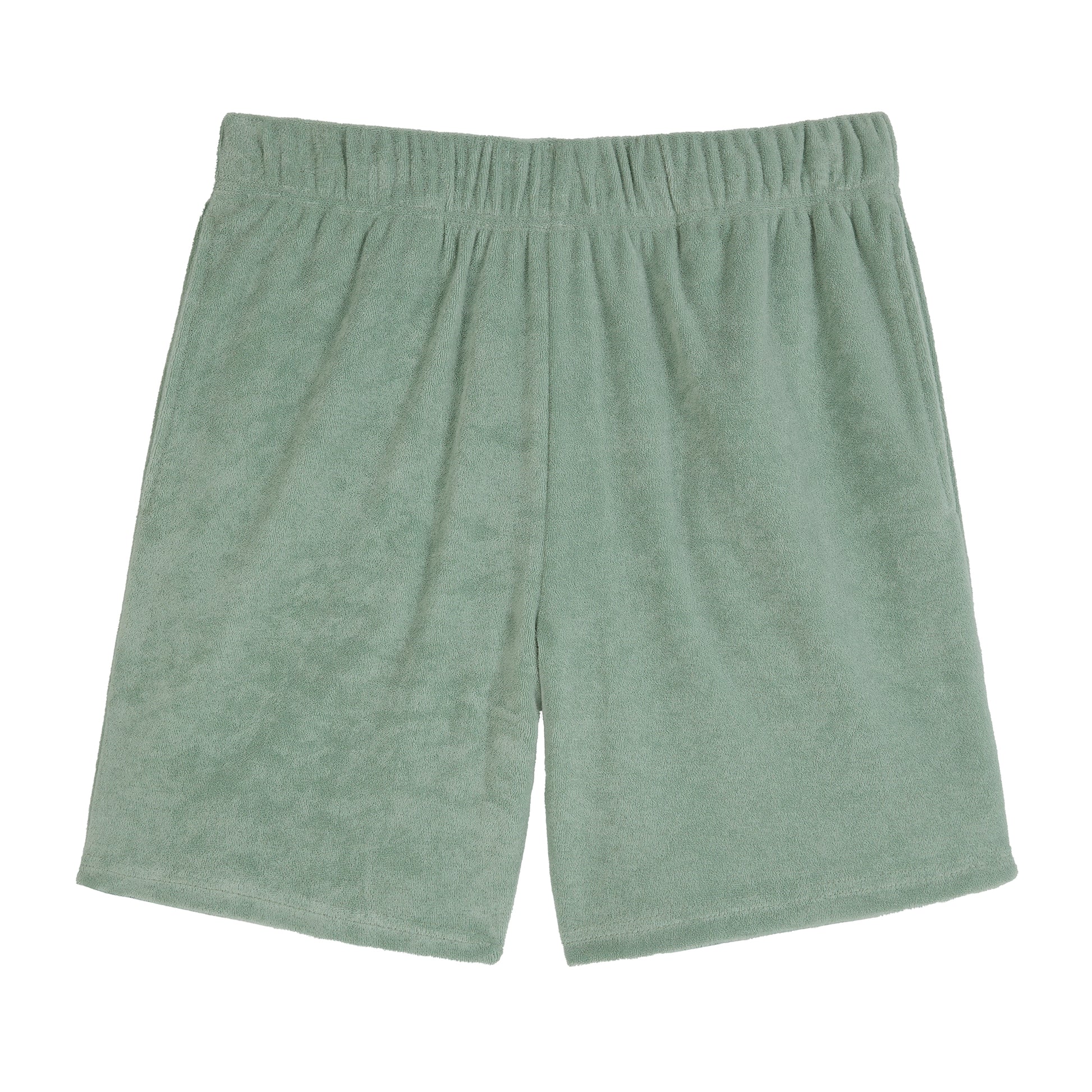 Savannah Moss;@A Men's Terry Polo Short Set in Savannah Moss
