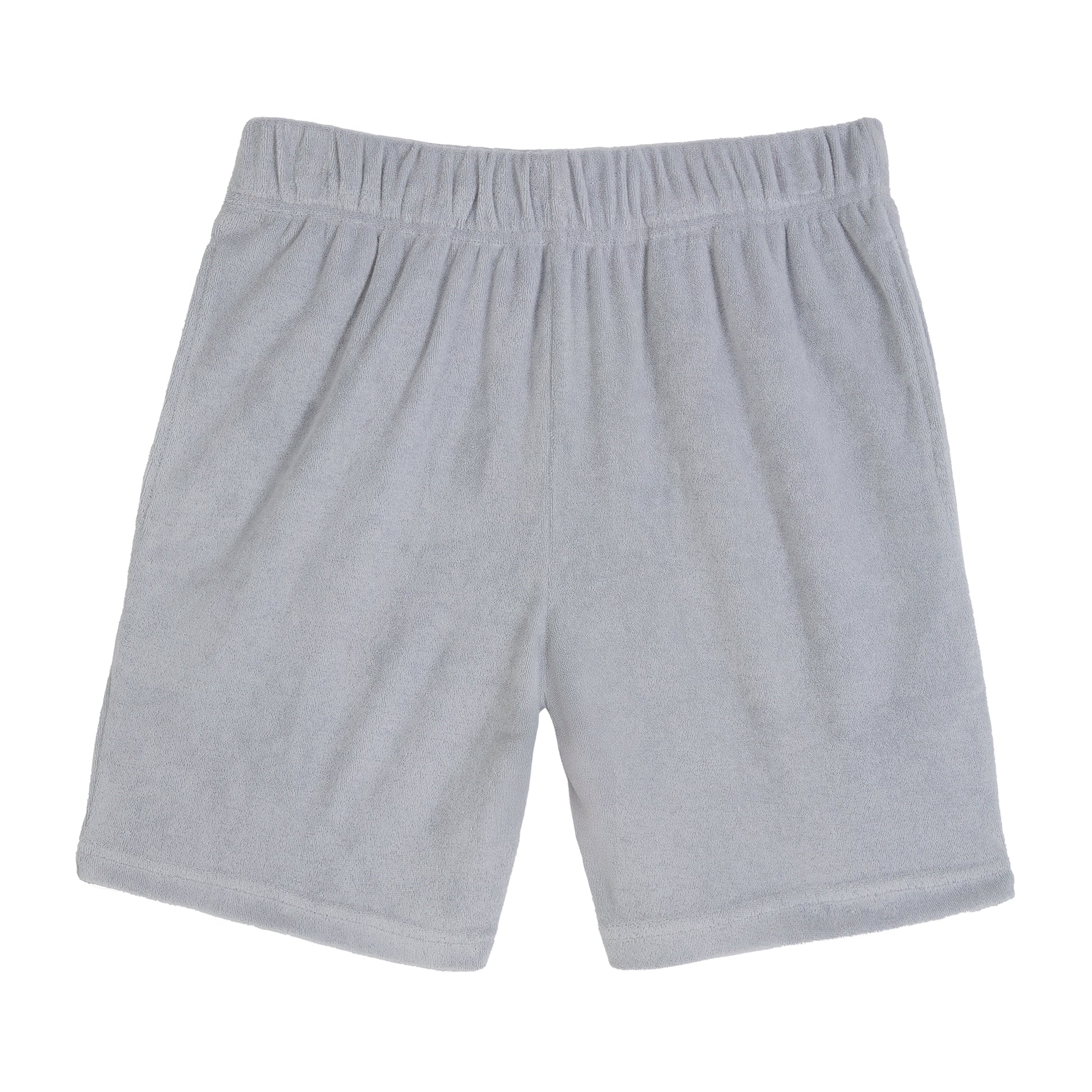 Stone Harbor Grey;@A Men's Terry Polo Short Set in Stone Harbor Grey
