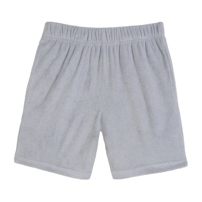 Stone Harbor Grey;@A Men's Terry Polo Short Set in Stone Harbor Grey
