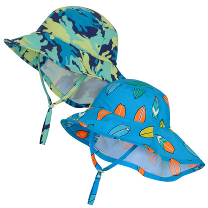 Surf & Snap Pack;@two UPF 50 Sun Hats 